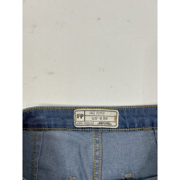 Free People Love Letters Float On Flare High Rise Bell Bottom Jeans - Picture 2 of 8